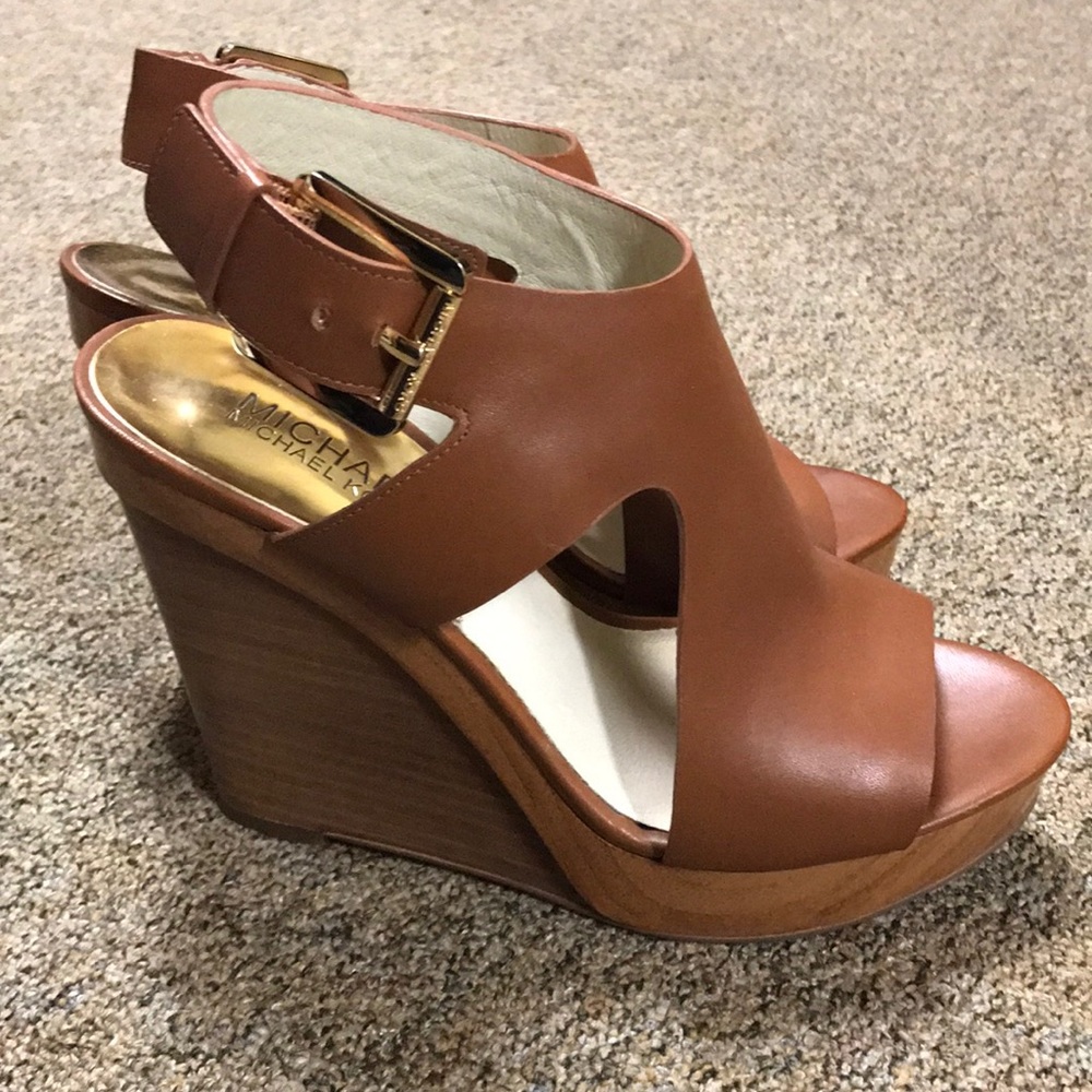 MICHAEL Michael Kors Wooden Wedge